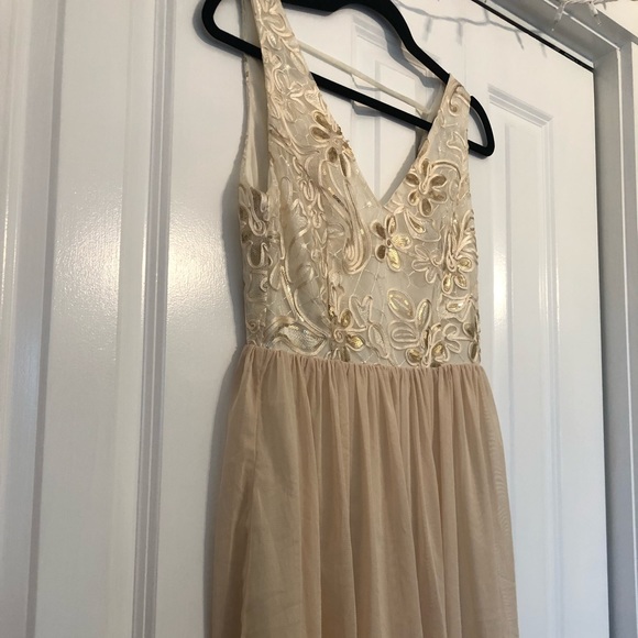 NWT Ark & Co Floral Sequins Dress - Picture 9 of 16